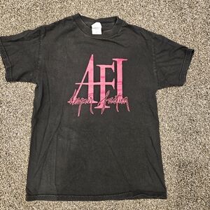 Black And Pink AFI 2006 Tour Shirt
